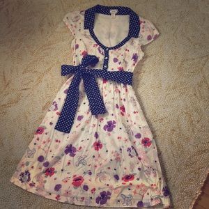 Anthropologie floral dress